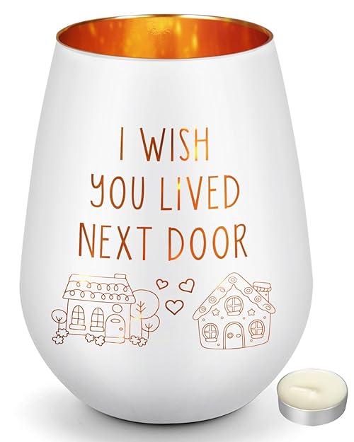 TheGiffter New Home Gifts, Tealight Holders Friendship Gifts for Women, Funny Birthday Gifts for Women/Men, House Warming Gifts New Home