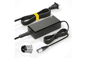 Palrey 24V2A Battery Charger for GoGo Mobility Scooter 24v2000mA Quick Charger (3-Pin XLR Connector) for Drive Medical, Go-Go Elite Traveller, Jazzy Power Chair, Pride Mobility, ShopRider, iZip, eZip