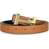 Relang Women's Belts with Gold Buckle, Fashion Waist Band, Elegant Ladies' Belt, Gift for Women