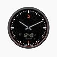 ALFAJR Large Round Wall Clock Ana-Digi Automatic Azan Athan Prayer Clock Qibla Muslim CR-23 B