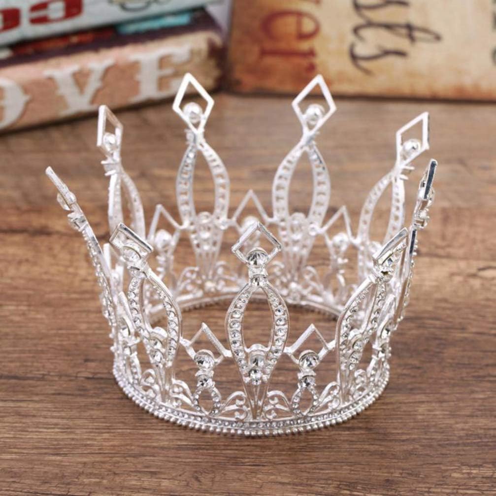 Napravi Rs Upkoch Gateau De Couronne Topper Strass Reine Princesse Decoration De Gateau Pour Anniversaire Fete De Mariage Decoration De Gateau Fournitures Argent Patisserie Figurines Pour Gateaux