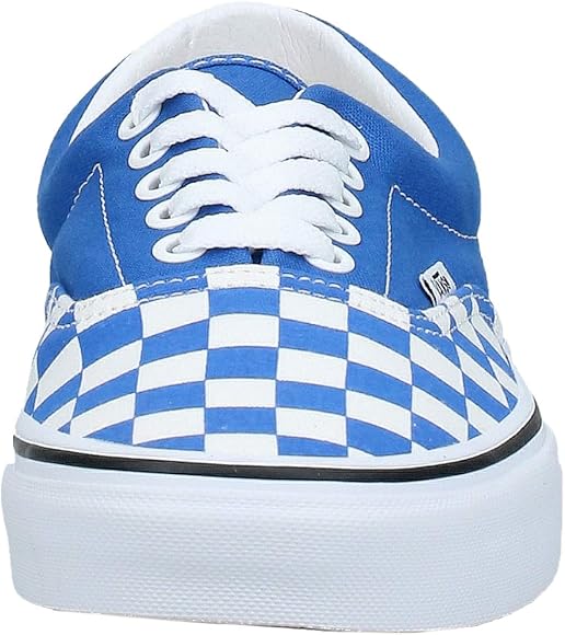 blue vans with checkerboard