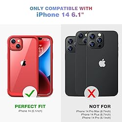 Diaclara Designed for iPhone 14 Case, Full Body