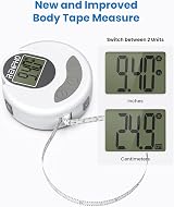 RENPHO Smart Bluetooth Body Tape Measure for Fitness & Weight Loss view 5