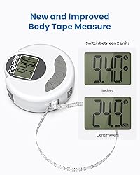 RENPHO Body Measuring Tape, Bluetooth Smart Tape