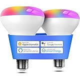 Smart Light Bulb, Meross BR30 Flood Wi-Fi LED Bulbs Compatible with Apple HomeKit, Alexa, Google Assistant & SmartThings, Dim