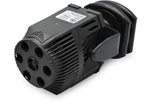SICCE Voyager 3 Wave Maker Flow Pump 1200 GPH | 360°Adjustable Quiet Submersible Magnetic Powerhead for Saltwater & Freshwater Tanks, Quiet Aquarium Water Circulation Pump 25 to 125 Gallons
