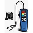 Refrigerant Leak Detector for Heat Pumps, Aprvtio ALD-200 ASHP Freon Leak Detector 3000mAh Battery Powered, Freon Sniffer with Visual and Audible Alarm Detect R22, R134a, R415b, R417a