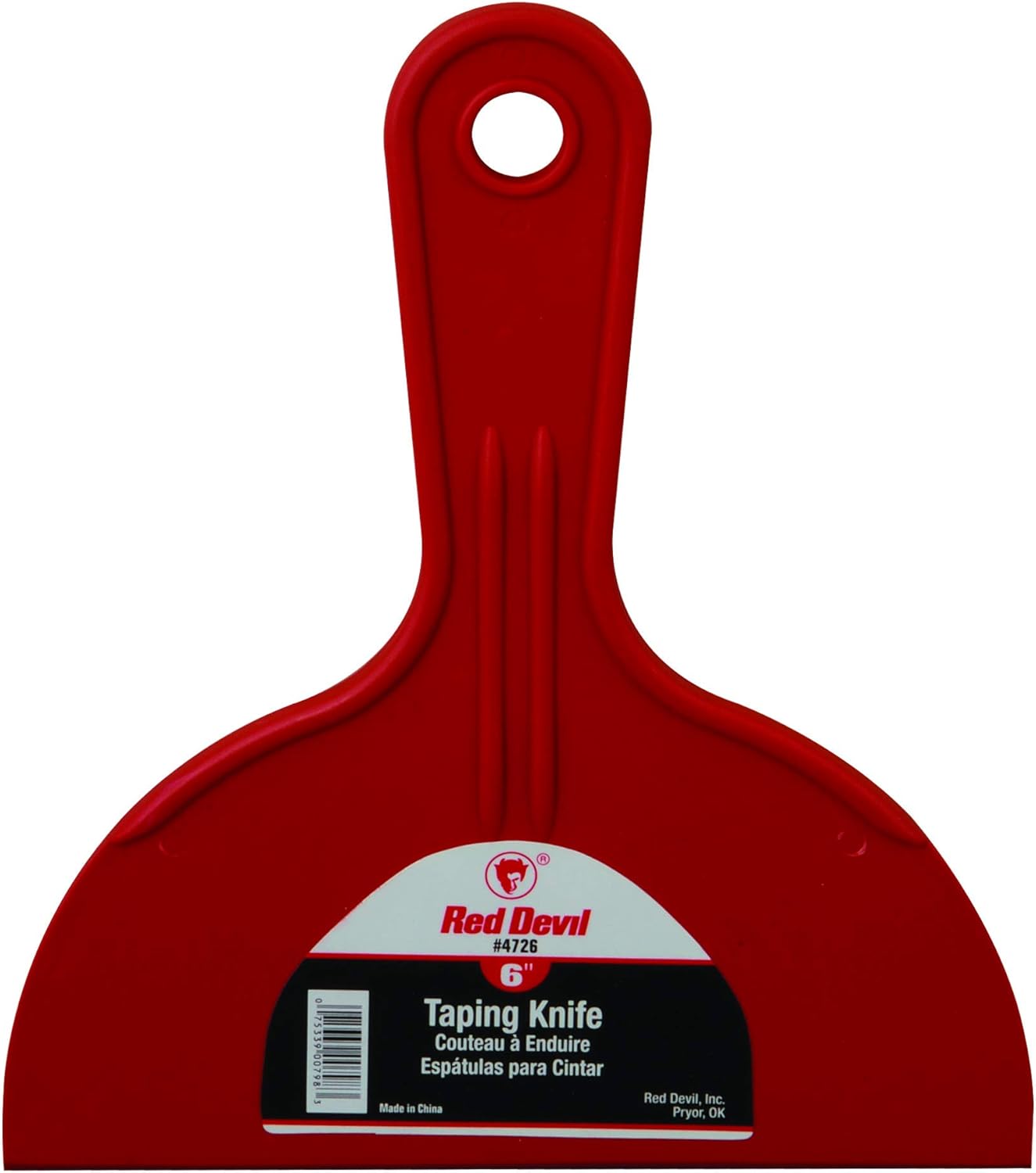 Red Devil 4718 3-Piece Plastic Knife Set - Putty Knives - 