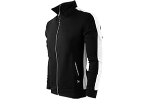 SCREENSHOT Mens Hip Hop Premium Slim Fit Comfort Track Jacket Athletic Fitness Fashion Urban Lifestyle Streetwear Tops