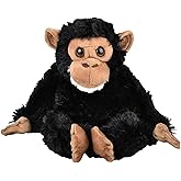 Forest & Twelfth 7" - 8" Stuffed Animal, Soft Plush Toy, Cute Stuffed Animal for Boys and Girls, Realistic Looking Small Stuffed Animals, Nursery and Room Decor (8" Chimpanzee)