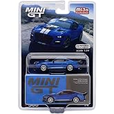 True Scale Miniatures Model Car Compatible with Shelby GT500 Dragon Snake Concept Ford Performance Blue 1/64 Diecast Model Car MGT00568