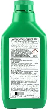 Maxicrop Moss Killer and Lawn Tonic 500ml 2 in 1 Fast Acting view 2