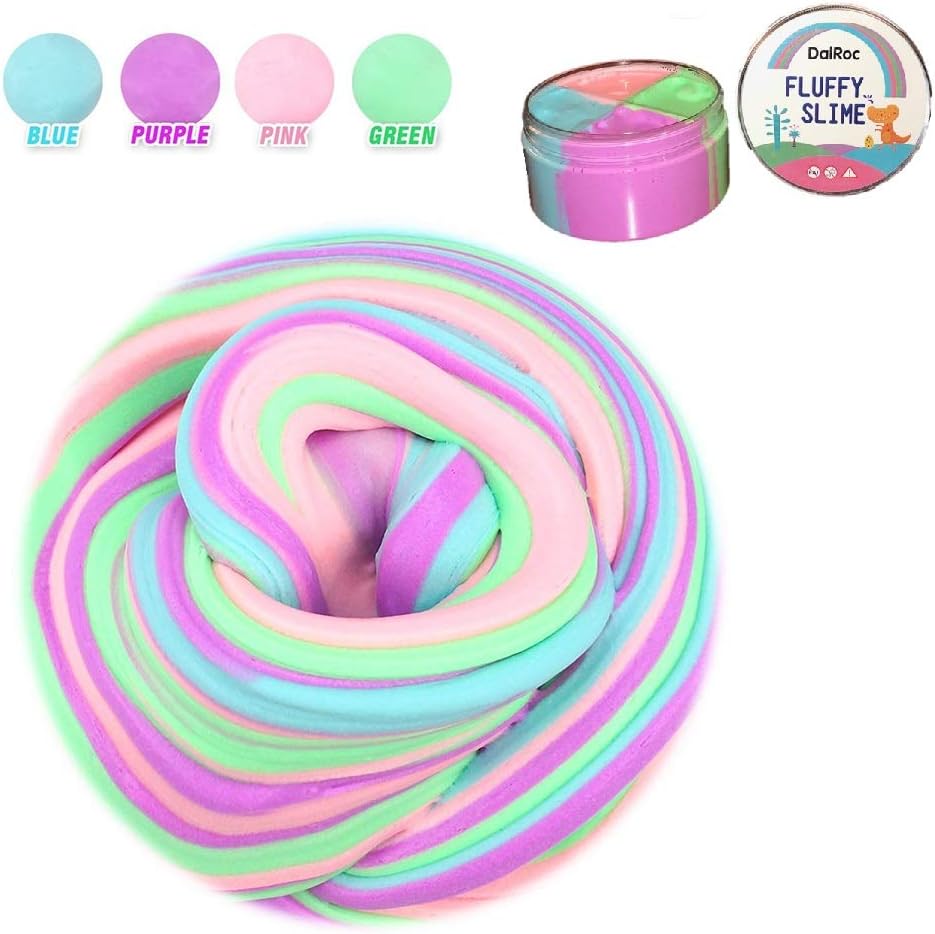 Fluffy Rainbow Slime