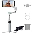 Insta360 Flow 2 Pro Grey - AI-Powered Smartphone Stabilizer, Auto Tracking Phone Gimbal, 200+ App Tracking with Apple DockKit, 3-Axis Stabilization, Built-in Tripod/Selfie Stick, Portable & Foldable