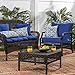Greendale Home Fashions Rectangle Outdoor Accent Pillows, Indigo, Set of 2