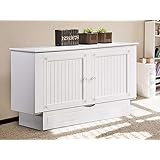 Amazon Com Night Day Furniture Mur Clv Ch And Mnd Gmf Tri Qen Murphy Cabinet Bed With Mattress Queen Chocolate Furniture Decor