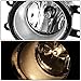 Auto Dynasty Fog Lights Assembly Compatible with 2011-2013 Corolla Front Bumper Driving Fog Lamps w/Switch and Bezel, Driver and Passenger Side, Clear Lens