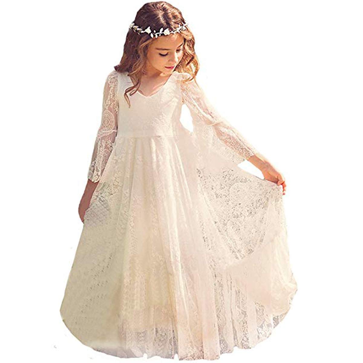 old fashioned flower girl dresses