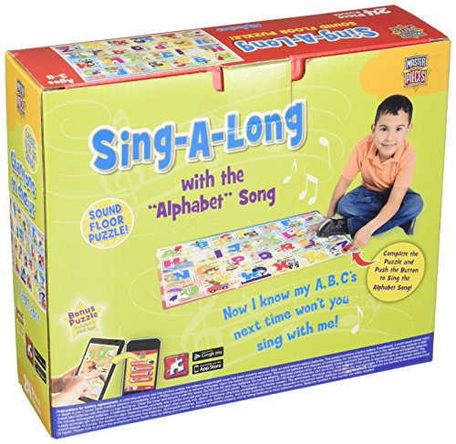 MasterPieces Sing-A-Long Sound Alphabet Song Sound Floor Puzzle, 24-Piece