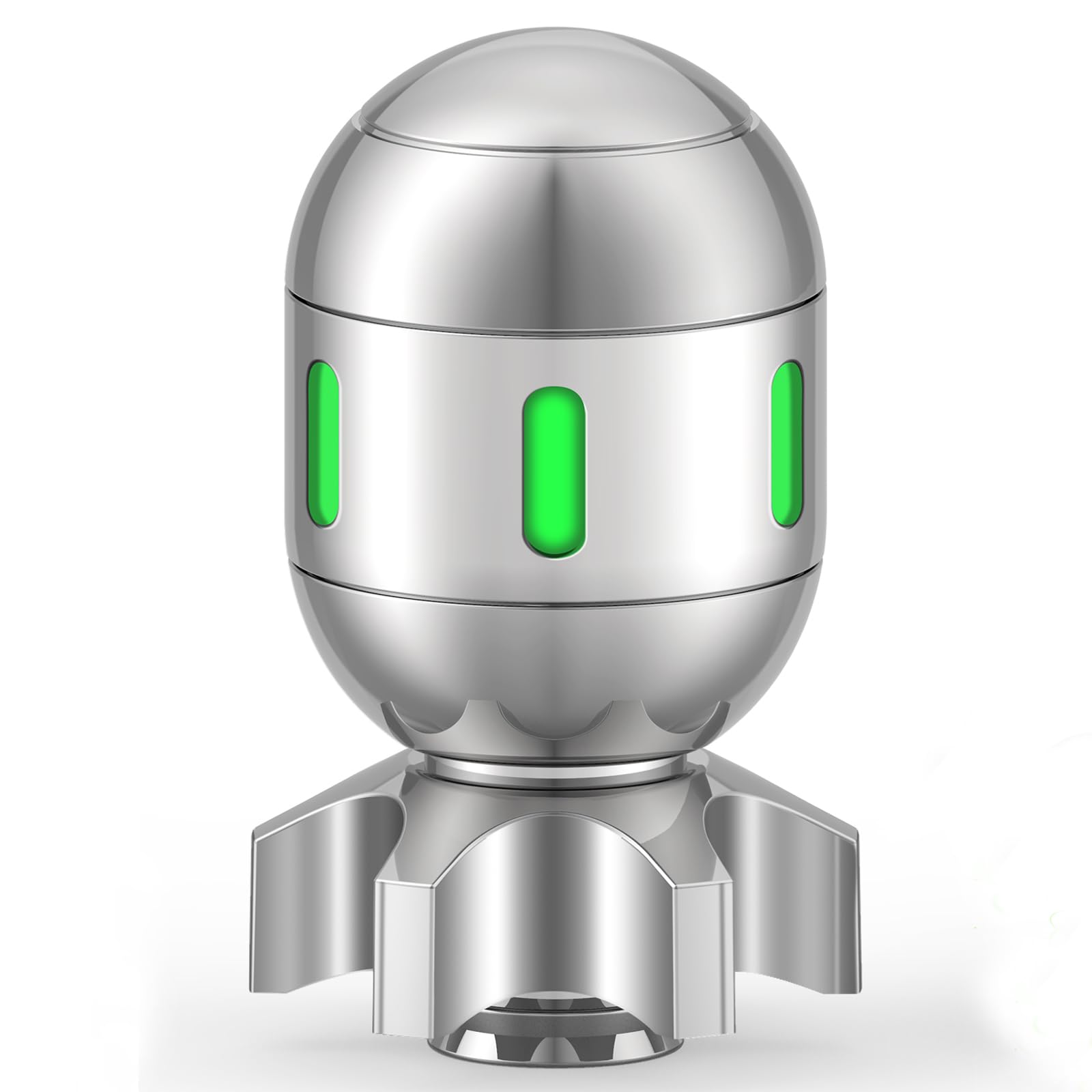 Cool Nuclear Bomb Fidget Spinner For Kids Adults, Metal Fidget Gadget Kinetic Desk Toy, Spaceship Finger Hand Spinner Fingertip Gyro Goody Bag Fillers Fun Idea Gift Prize For Boys Girls