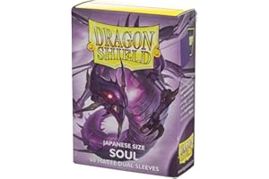 Dragon Shield - Matte Dual - Japanese Size Card Sleeves | 60 CT - Smooth & Tough Premium TCG Sleeves - Compatible with Yu-Gi-Oh, Naruto, Cardfight & Vanguard | Soul