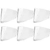 6 Pcs Face Shield Replacement Window Compatible with Jackson Safety | Premium Face Shield Mask, Protective Lens for Grinding and Welding, Durable and Scratch-Resistant, Clear Tint, Uncoated