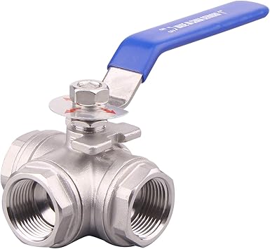 Amazon.com: DERNORD 3-Way Ball Valve, T 