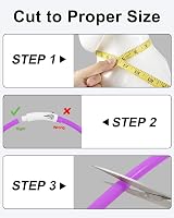 Joytale Light Up Dog Collar Purple LED Rechargeable 70cm Size Adjustable view 5