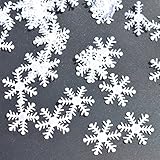 WensLTD Clearance! 100Pcs Snowflake Ornaments Christmas Tree Holiday Party Home Decor (B)