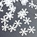 Wensltd Clearance! 100Pcs Snowflake Ornaments Christmas Tree Holiday Party Home Decor (B)