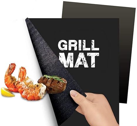 Amazon Co Jp バーベキューマット Flamen シリコンブラシ q シート ノンスティック qグリルマット2枚セット 北米で人気 オーブントースターでも使用可 何度も使えてエコフレンドリー ホーム キッチン