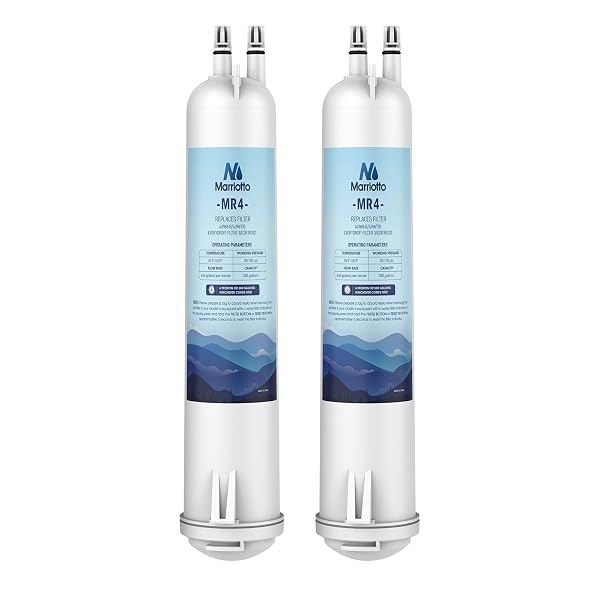 MARRIOTTO MRW4 REFRIGERATOR WATER FILTER COMPATIBLE WITH EDR3RXD1, 4396841, 4396710, FILTER 3, 46-9083,46-9030, 9030, 9083 REFRIGERATOR WATER FILTER | 2 PACK