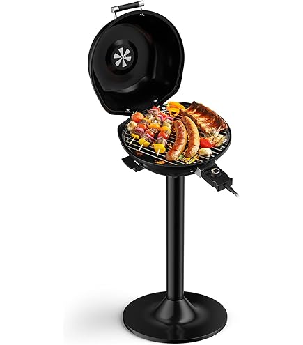 Electric Bbq Grill Outdoor Balcony HAPPYGRILL 1600W Outdoor
