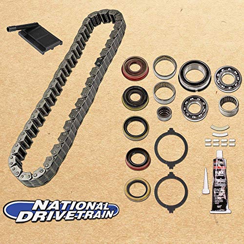 TRANSFER CASE CHAIN, FILTER & BEARING REBUILD KIT - 87-93 JEEP NP231J