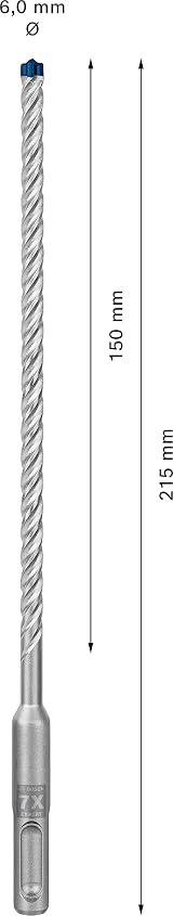 Bosch EXPERT SDS plus-7X Hammer Drill Bit 6 mm Carbide 150 x 215 mm view 3