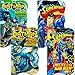 DC Comics Batman vs Superman Board Books for Toddlers - Set of 4 Books (2 Batman Books, 2 Superman Books) with Bonus Batman vs. Superman Stickers