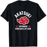 Naruto Shippuden Akatsuki Shinobi Organization T-Shirt Small