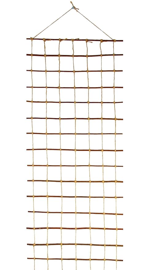 Floranica® Pérgola, Enrejado de Sauce impregnada y Cuerda de Yute ...