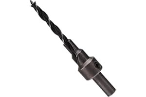Adjustable Countersink Drill Bit, Wood Countersink for Confirmat Screw Two-Piece Drill Bit M7 X 60mm/ 70mm/ 75mm Diameter 6mm