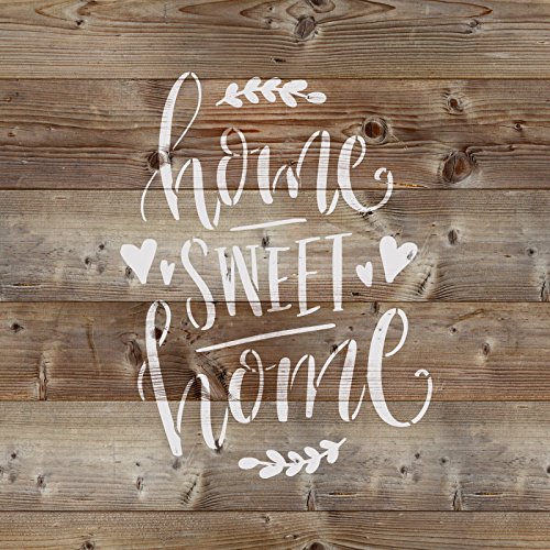 Home Sweet Home Stencil Template - Reusable Stencil with Multiple Sizes Available