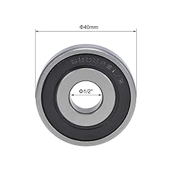 uxcell 6203-1/2-2RS Deep Groove Ball Bearings