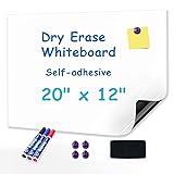 YOUNGJQ Magnetic Whiteboard Contact Paper 20" x