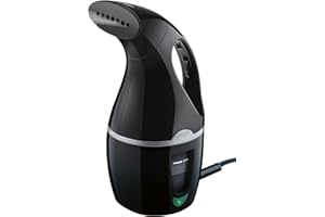 Conair Handheld Travel Garment Steamer for Clothes, CompleteSteam 1100W, For Home, Office and Travel,Black