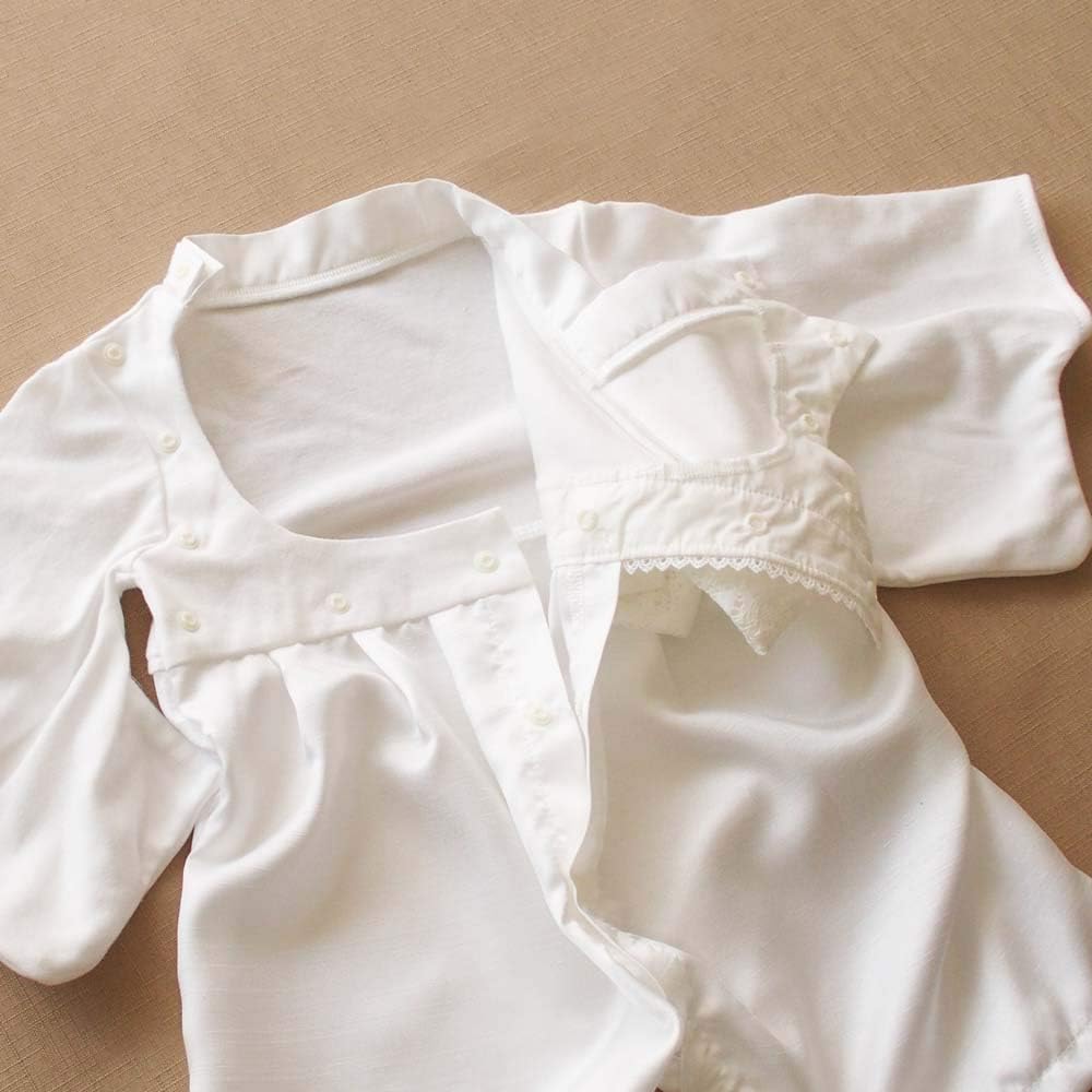 Amazon Co Jp 日本製 お宮参り 袴タイプ セレモニードレス ベビードレス ソックス付き3点セット 春秋素材 お帽子 靴下付き 服 ファッション小物