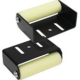 EAORBD RV Slide Out Roller for Lippert Rv Slide Out Nylon Roller | 115611 Rv Slide Out Roller, J-1 Solid Steel Plate, Elongated Screw Holes Base, Shaft, Two Push Nuts - 2 Pack