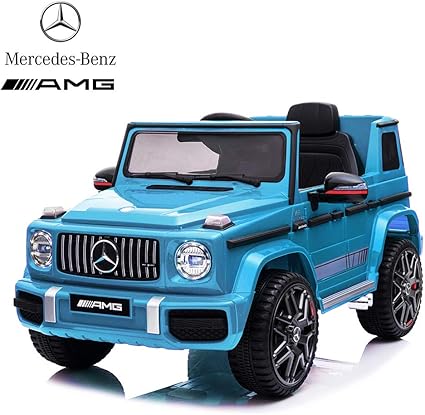 Ikon Motorsports Licensed Mercedes Benz Amg G63 12v Ride On Car With Remote Control For Kids Suspension System Openable Doors Led Lights Mp3