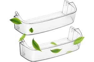 BULLRO [2 PACK] UPGRADED WPW10430639 Freezer Door Bin W10430639 Shelf Replacement, Compatible with Whirlpool Kenmore Freezer Door Shelf, Replacement Parts W10324876 2683861 AP6021338 PS11754659 EAP11754659