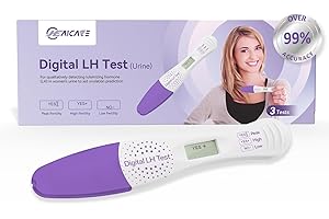 HealCare Over 99% Accurate Digital LH Test, Easy at Home Ovulation Test, Premium Ovulation Test Kit – Digital Results, Disposable Digital Ovulation Tests, 3-Pack