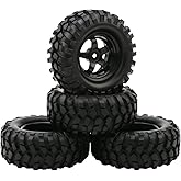 4X 1:10 RC Off-Road Car Wheel Tires 5 Spokes Wheel Rim 12 mm Hex RC Parts